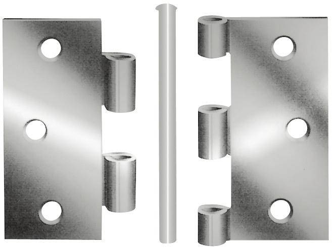 Ger.känt.Scharnier 90X90 mm stark, Edels - Artikel: 4003984020459