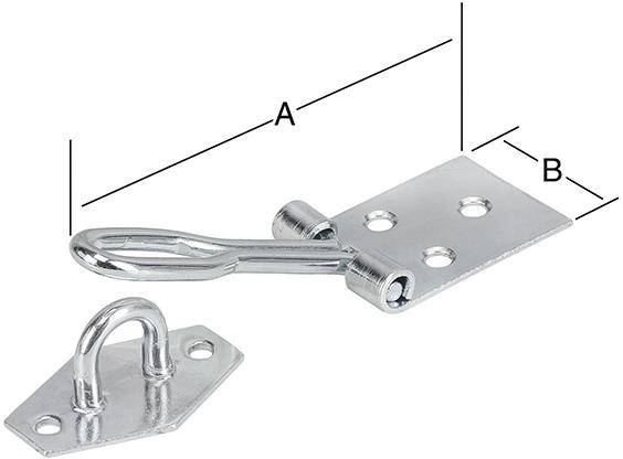 Drahtüberfalle verz. 100X30mm - Artikel: 4003984080415