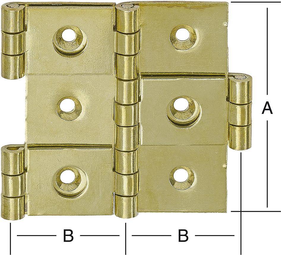 Paraventscharnier 20694 50x25 mm - Artikel: 4003984120364