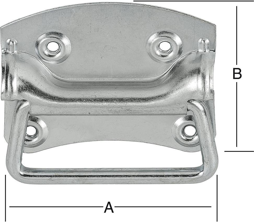 Kistengriffe 80x70mm Nr. 1328080Z - Artikel: 4003984170192