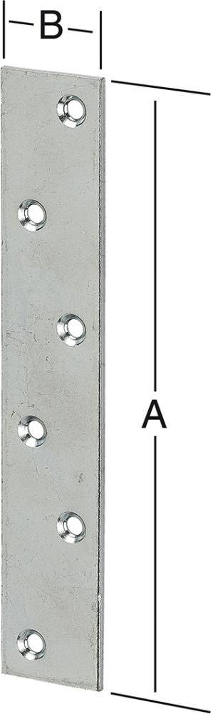Verbindungsbleche 190x35MM Nr. 184190Z - Artikel: 4003984200639