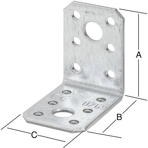 Winkelverbind. 52x52x40mmsend.vz., m. CE - Artikel: 4003984210171