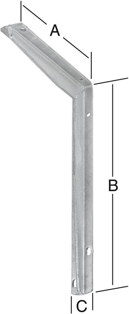 T-Profil-Konsole 300 x 550 mm Nr. 156355ZF - Artikel: 4003984270298