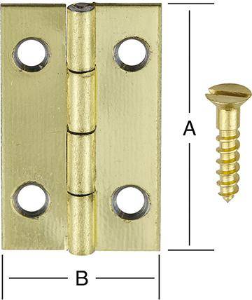 Schatullenscharn.20x12mm verm. 4St - Artikel: 4003984550253