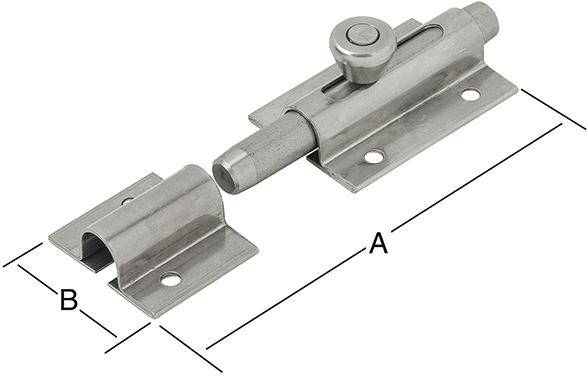Bolz.-Knopfrieg.36X80mm Edelstahl, V2A - Artikel: 4003984600699