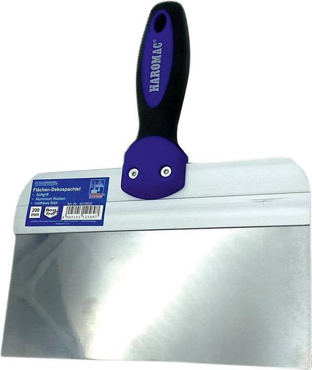 Flächen-Dekospachtel 200 mm mit Softgriff und Alurücken Haromac - Artikel: 4005153125897