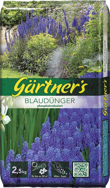 Blaudünger 2,5 kg 12+12+17+2 Beutel phospatreduziert Gärtners - Artikel: 4005861004507