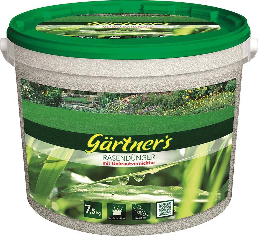Rasendünger +Unkrautvern.7,5 kg Gärtners - Artikel: 4005861009519