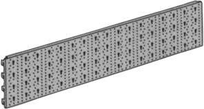 Lochplatte weiss 800X200mm - Artikel: 4006676016730