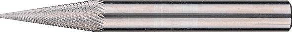 Frässtift HM Spitzkegelform 0618 MICRO 6mm 6x18mm Pferd