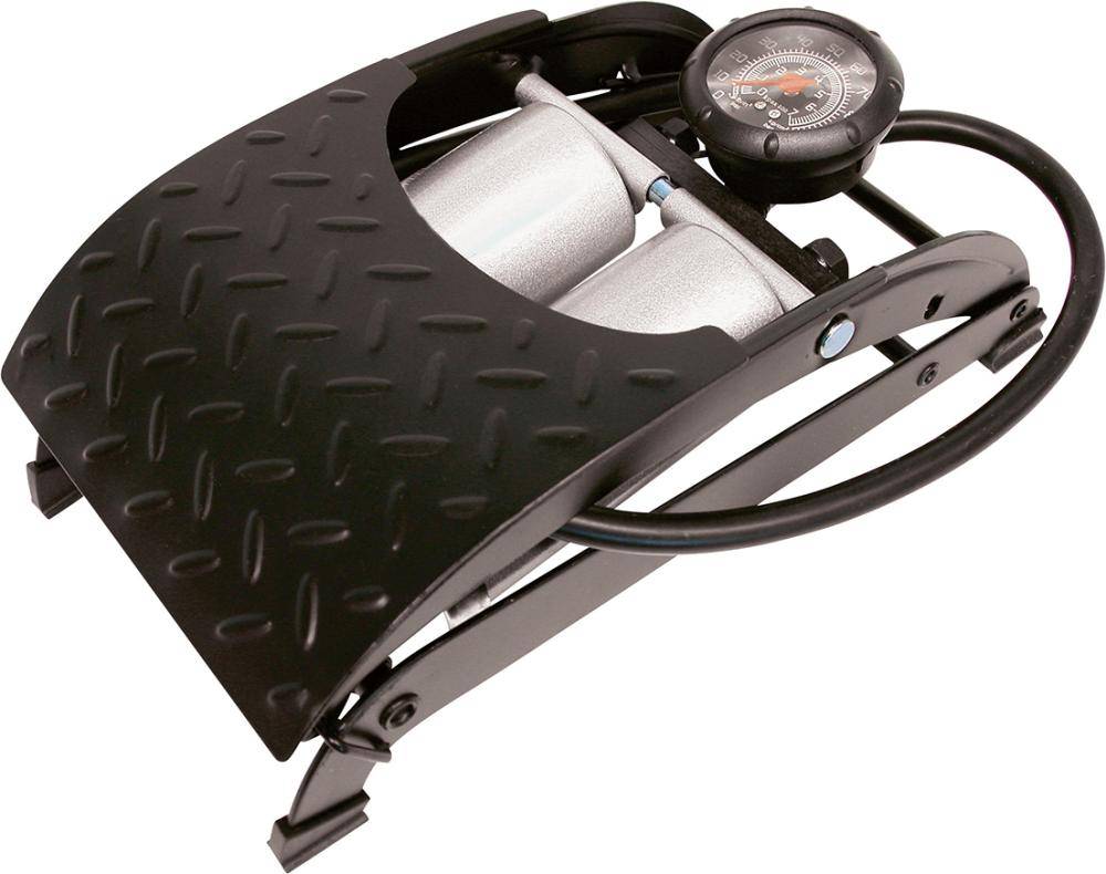 Fußluftpumpe Premium Doppelzylinder Schl. 60cm - Artikel: 4007928213525