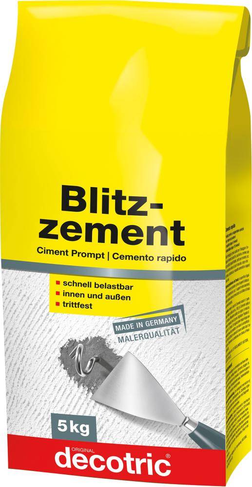Blitzzement 5 kg decotric Tube - Artikel: 4007955038023