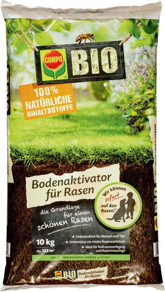 BIO Bodenaktivator für Rasen 10 kg COMPO - Artikel: 4008398103118