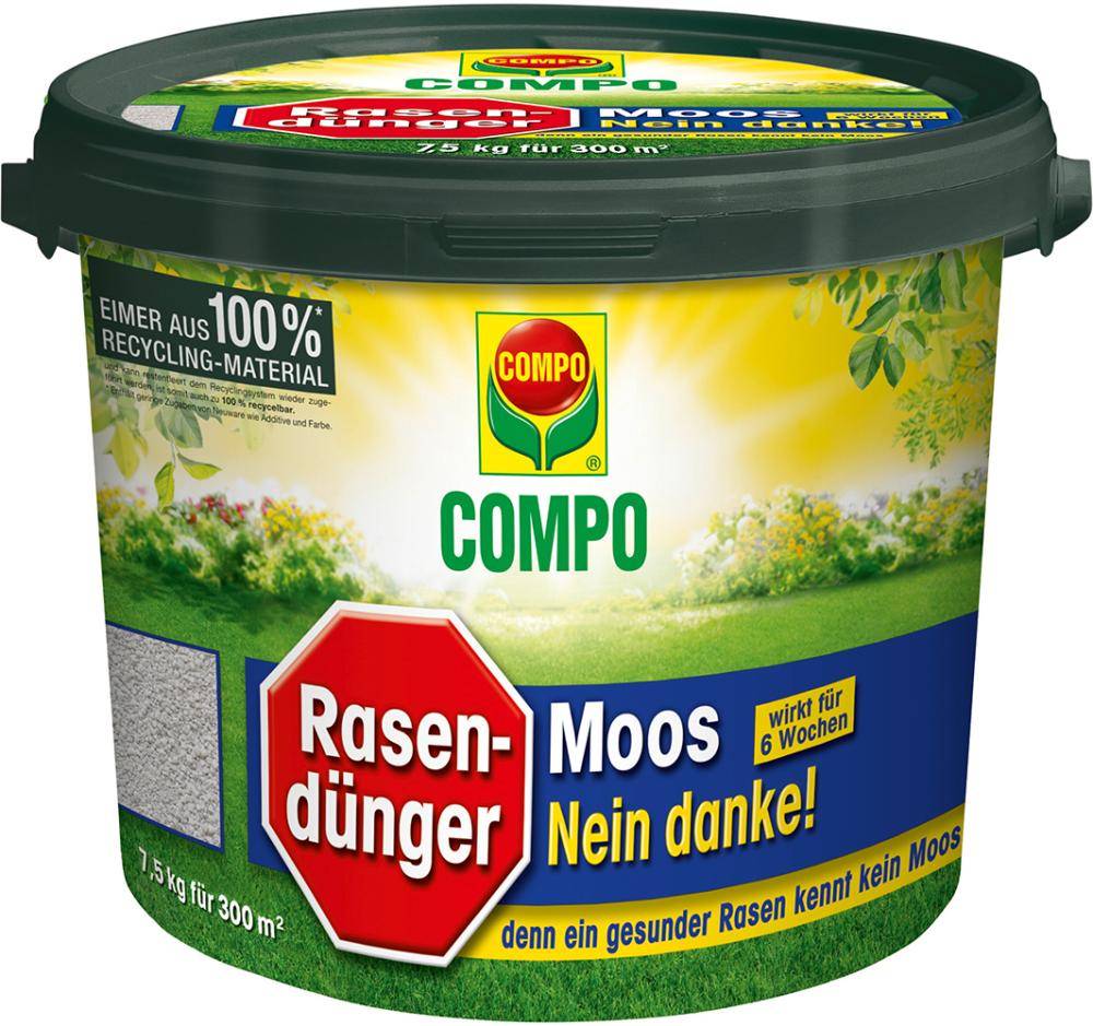 Rasendünger Moos - Nein danke 7,5kg Eimer - Artikel: 4008398339074