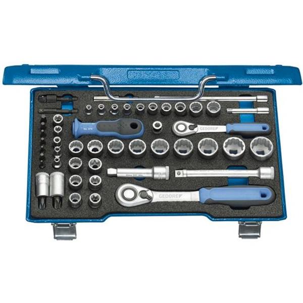 Steckschlüssel-Grt. 1/4" und 3/8" D30 TX20U-20 50-teilig Gedore - Artikel: 4010886878781 Steckschlüssel-Grt. 1/4" und 3/8" D30 TX20U-20 50-teilig Gedore - Artikel: 4010886878781