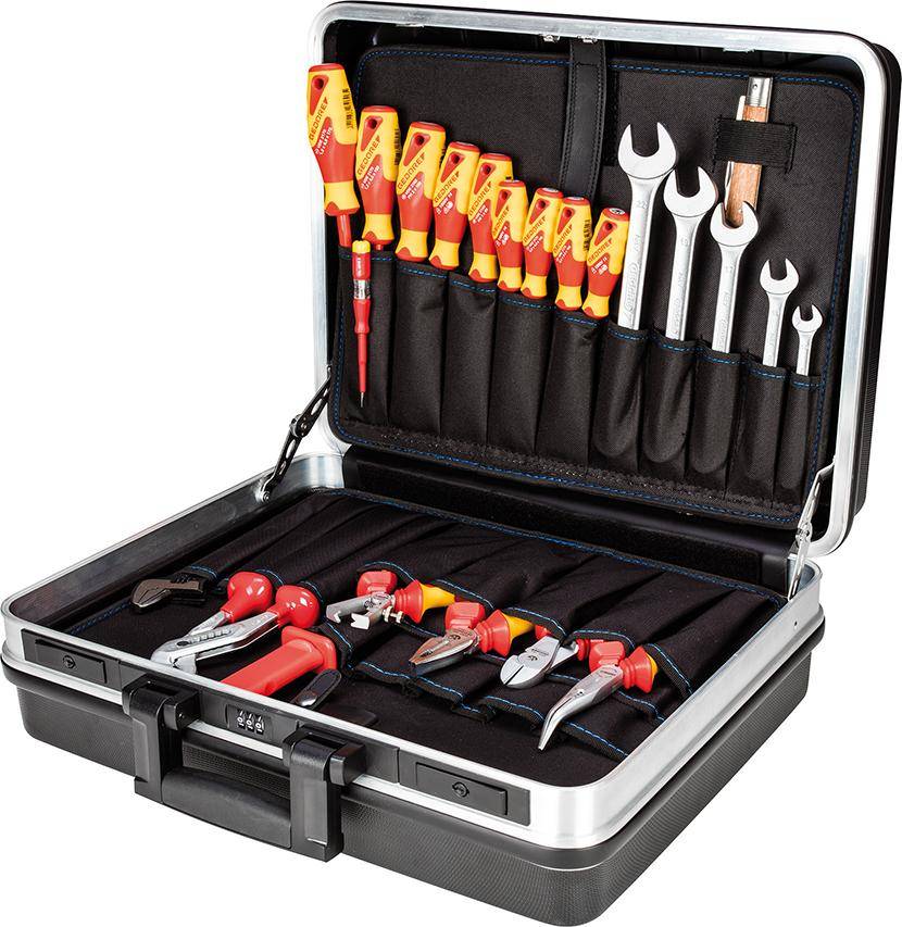 Werkzeugsortiment Elektriker 74-teilig im ABS-Koffer Gedore - Artikel: 4010886950876