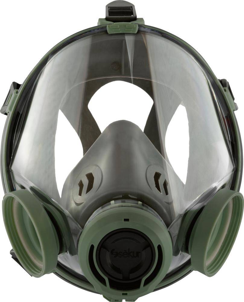 Vollmaske C702/TWIN (Klasse 3), olive/black - Artikel: 4013207466858