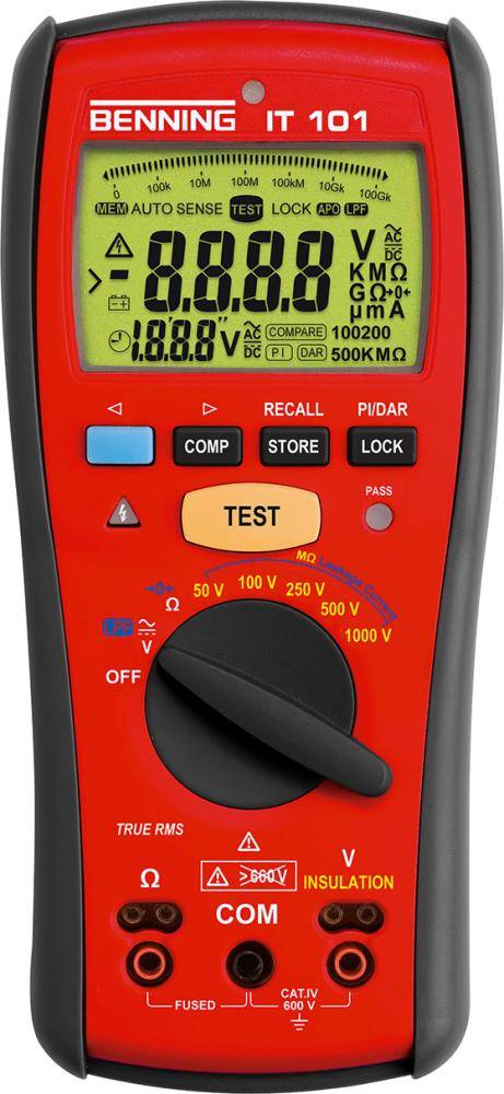 Isolationswiderstands- Messgerät IT 101 Benning - Artikel: 4014651440333