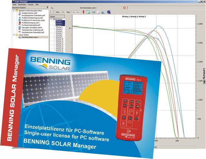 PC-Software SOLAR ManagerBenning - Artikel: 4014651504233