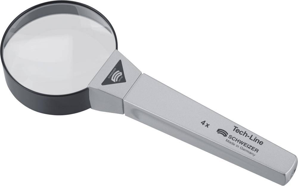 Handlupe Tech-Line D65mm 4-fach SCHWEIZER - Artikel: 4015478003398