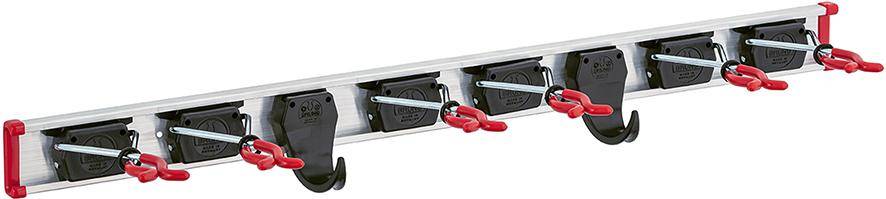 Gerätehalterschiene 0,75m6 Halter + 2 Haken - Artikel: 4020658002009