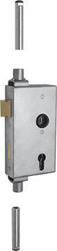 Schlosskasten 140UMV-40, PZ,E72,VK8,D60,1tourig,bl - Artikel: 4020772013547