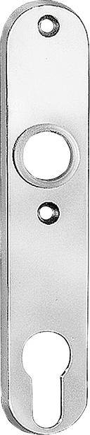 Zyl.-Kurzschild 480Z m.Zyl.-Lochung,rd.Form Leichtmetall silberfarbig - Artikel: 4020772015558