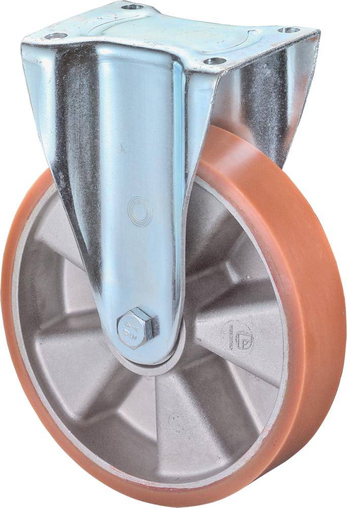 Bockrolle 80mm N110.B90 Platte,Polyure Guss,KL N110.B90.081 - Artikel: 4021885081850