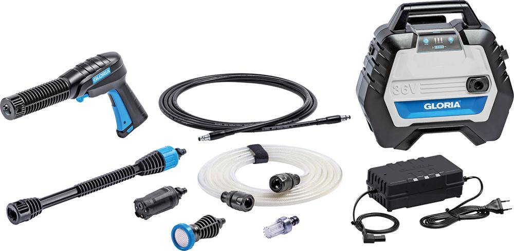 MultiJet Reinigungsgerät36 V 4,0 Ah inkl. 6m Druckschlauch5m Ansaugschlauch - Artikel: 4046436044603