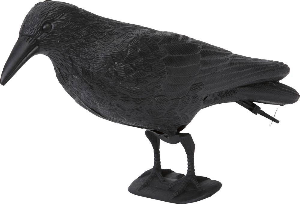 Tierfigur Rabe Kunststoff, schwarz 37x15cm Floraworld - Artikel: 4047883003694