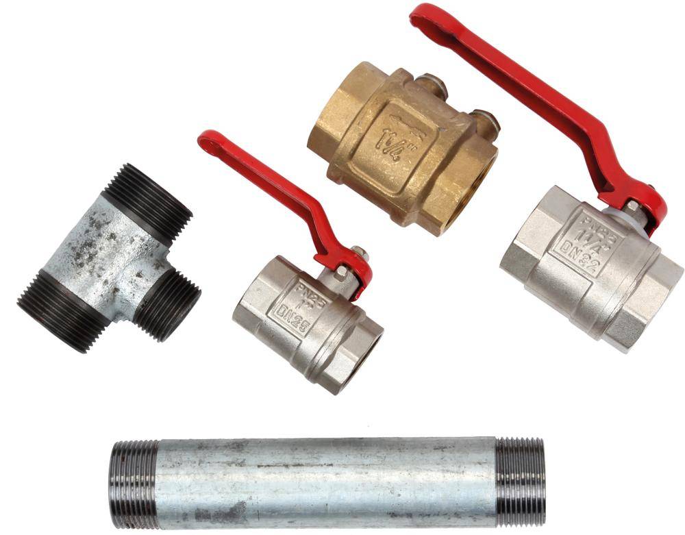 Doppelter Pumpenstock 400mm AG 1 1/4Z seitlich 1Z Floraworld - Artikel: 4047883006206