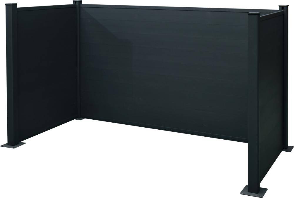 Mülltonnen-EinfassungAluminium 3 x 240 Liter213 x 115 x 122 cmBeschaffungsartikel - Artikel: 4047883008330