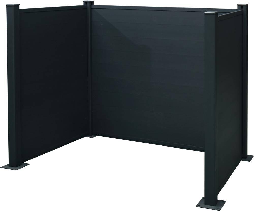 Mülltonnen-EinfassungAluminium 2 x 240 Liter150 x 115 x 122 cmBeschaffungsartikel - Artikel: 4047883008347