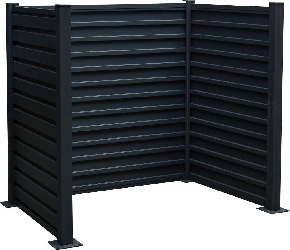 Mülltonnen-Einfassung Stahl für 2 x 240 Liter 150 x 115 x 122 cm Beschaffungsartikel - Artikel: 4047883008392