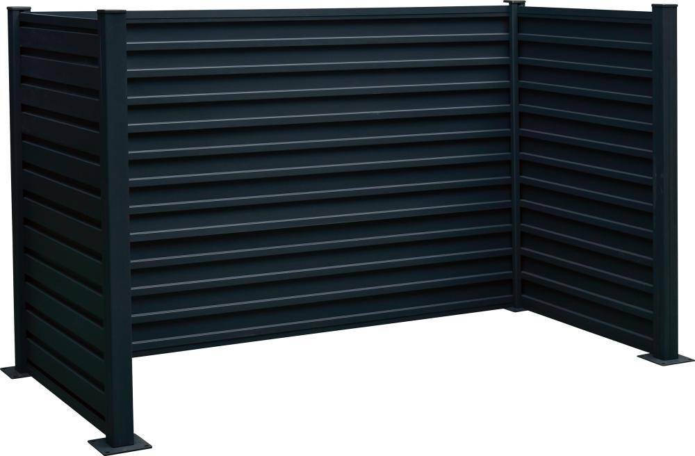 Mülltonnen-Einfassung Stahl für 3 x 240 Liter 213 x 115 x 122 cm Beschaffungsartikel - Artikel: 4047883008408