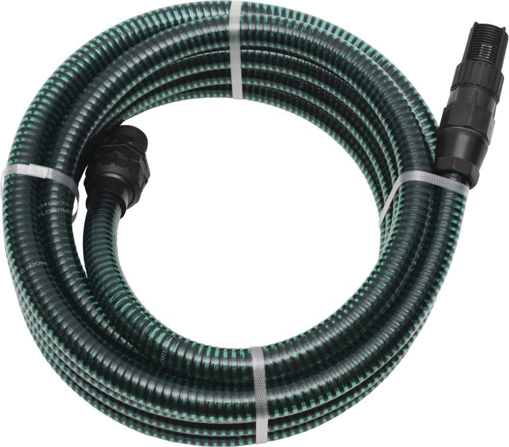 Schlauchgarnitur 4m,1" PVC-Armatur,grün - Artikel: 4047883016823