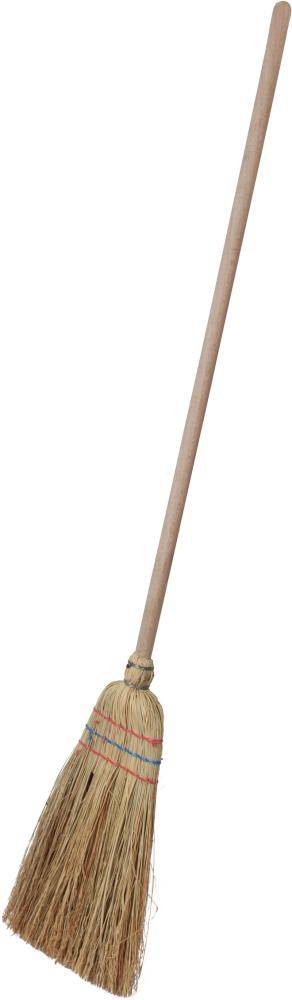 Kinder-Strohbesen 3-Naht m.Stiel Floraworld - Artikel: 4047883026570