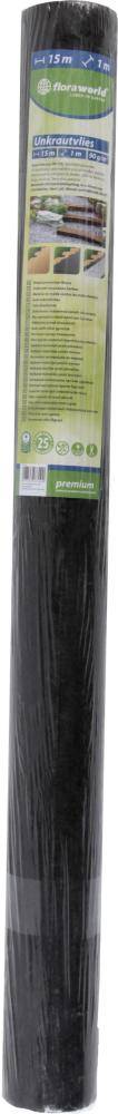 Unkrautvlies 1x15m 90g/qmdunkelgrau, Rolle - Artikel: 4047883087090