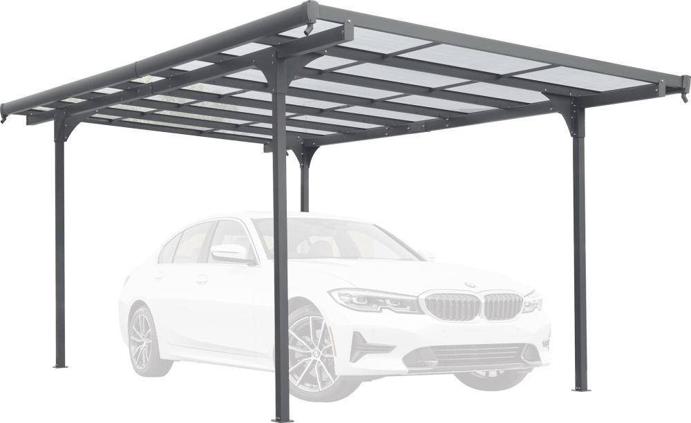 Carport 6M mit 6 mm Platten 299 x 496 x 210/226 cm Beschaffungsartikel - Artikel: 4047883095668