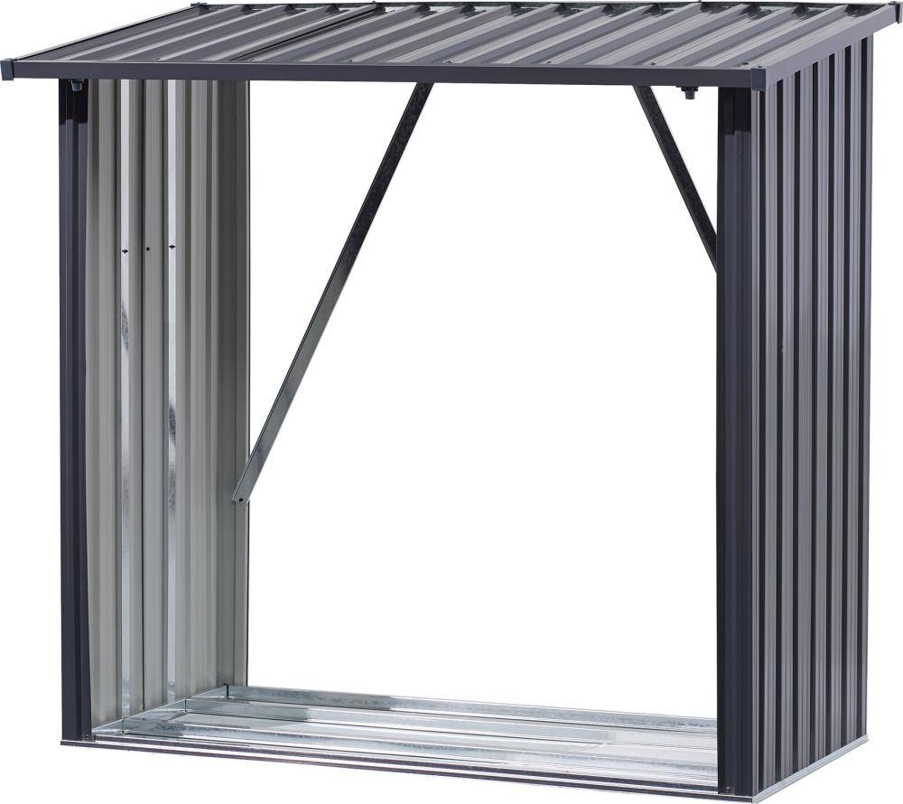 Kaminholzregal L150 x 75 x 142/154 cmverzinkt und lackiertBeschaffungsartikel - Artikel: 4047883098119