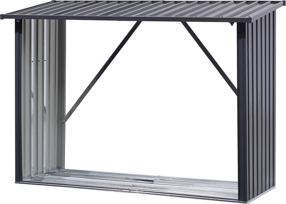 Kaminholzregal XL205 x 75x 142/154 cmverzinkt und lackiertBeschaffungsarti kel - Artikel: 4047883098126