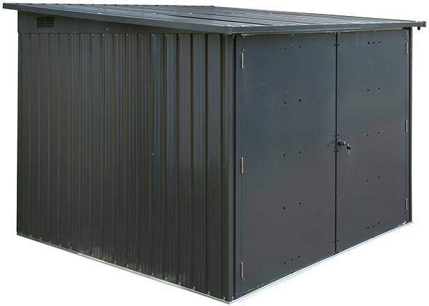 Fahrradgaragefür 4 Fahrräder206 x 204 x 145/163 cmBeschaffungsartikel - Artikel: 4047883098188