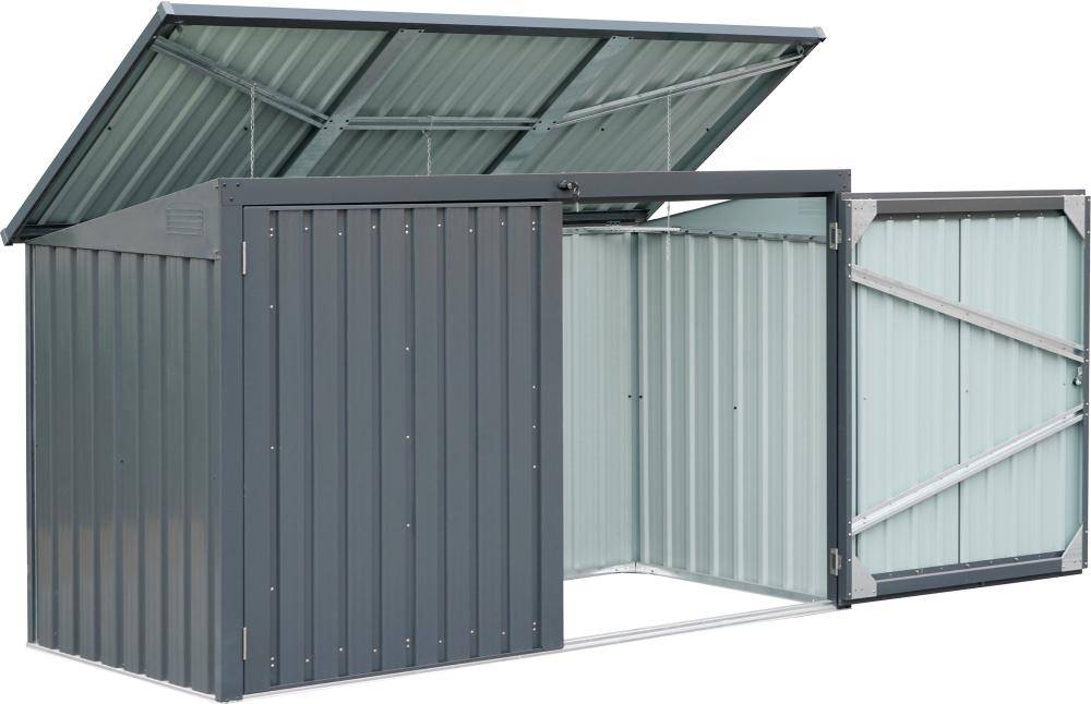 Mülleimer-Garage3 Mülltonne233 x 101 x 113/134 cmBeschaffungsartikel - Artikel: 4047883102656