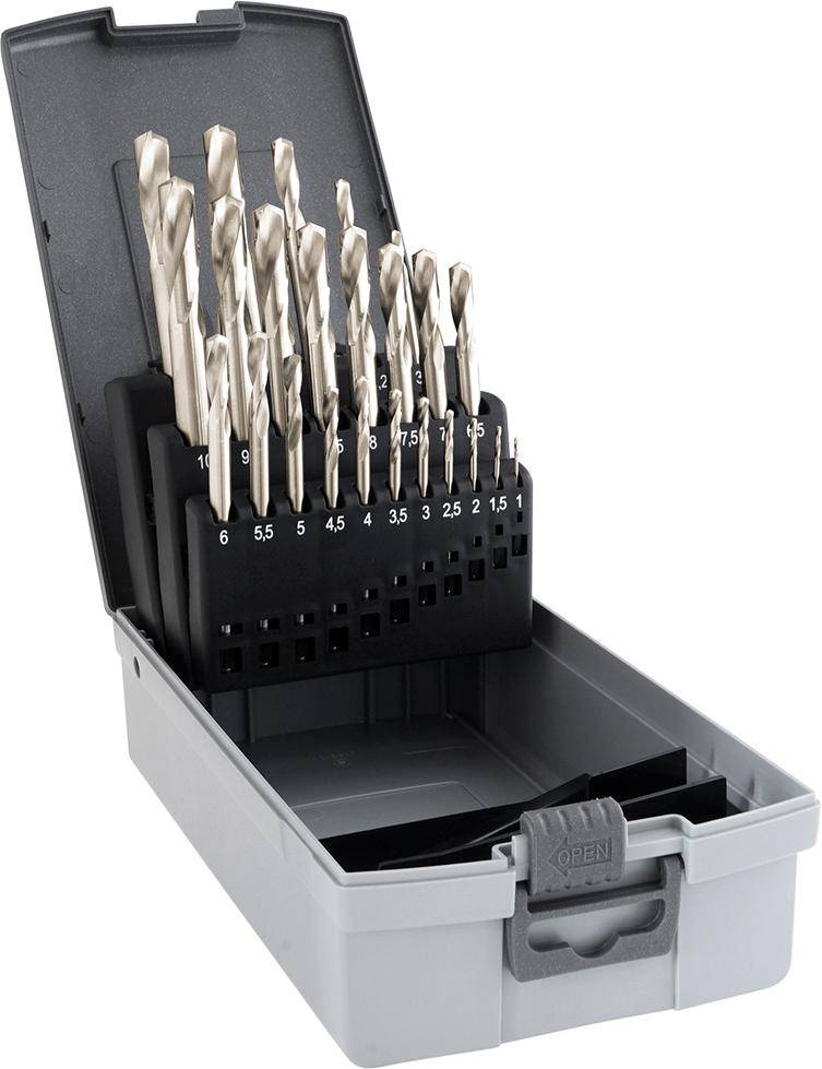 Kurz-Nut-Bohrer-Satz D338HSS-Co8% Raptor1,0-10,5mm0,5mm stg. inkl. KLB GÜHRING - Artikel: 4049844402003