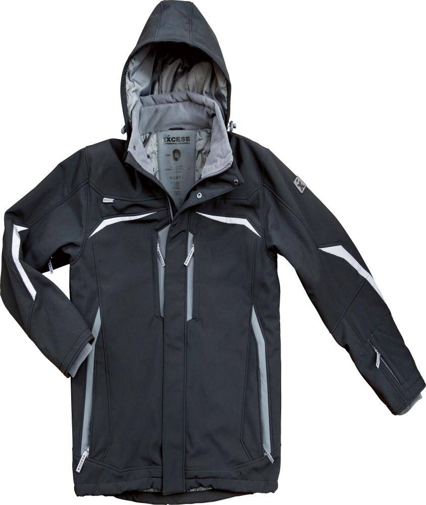 Soft-Shell Winterjacke, Gr.3XL,Allrounder,bla/gr Excess - Artikel: 4250331810236
