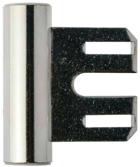 Rahmenteil 3tlg.Stahl, mit Nb,vernickelt Rollen ø 15, Türgew. 60kg - Artikel: 4260658561056