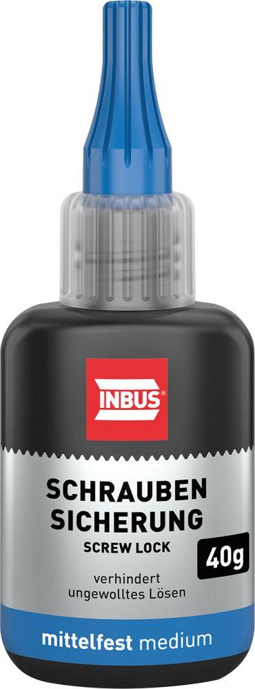 Schraubensicherung mittelfest, blau, 40g INBUS® - Artikel: 4260674174353