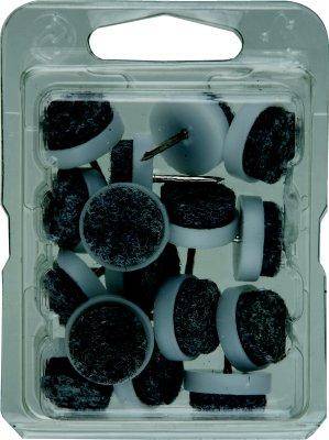 Box Filzgleiter m.Nagel Inh.12,23mm weiß - Artikel: 4332163827436