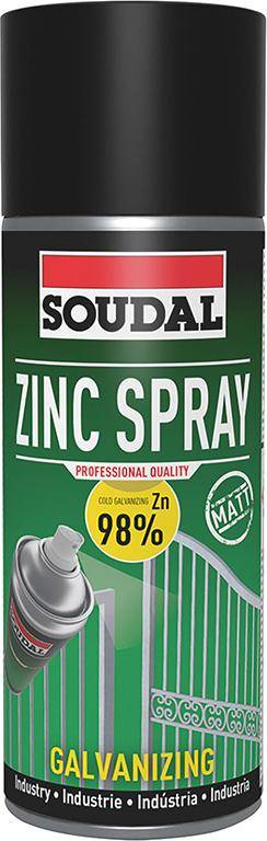 Zinc Spray Mat 400ml  400ml - Artikel: 5411183175983