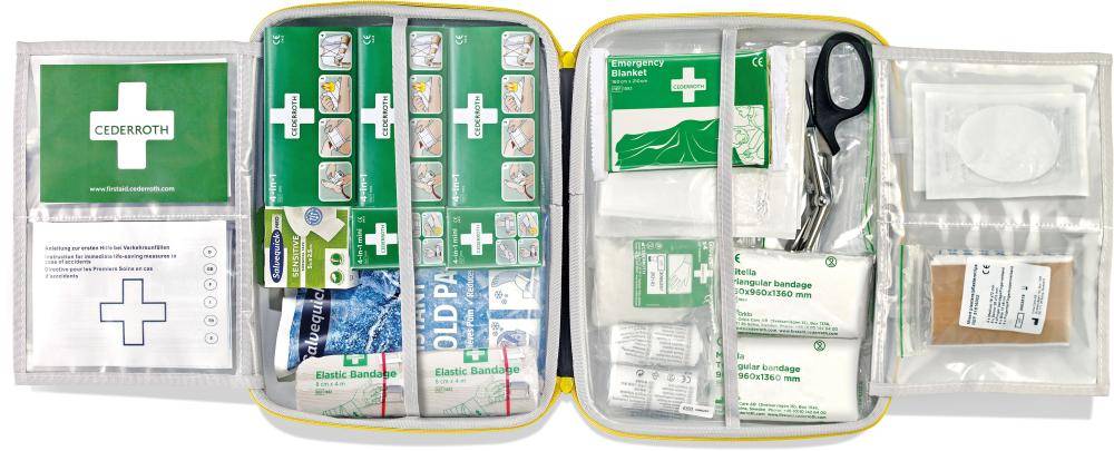 First Aid Kit Large DIN 13157 CEDERROTH - Artikel: 7310610016845